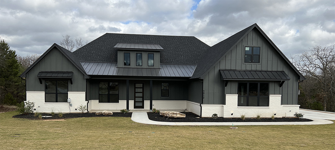 Exterior of home built by general contractor, DRI Construction